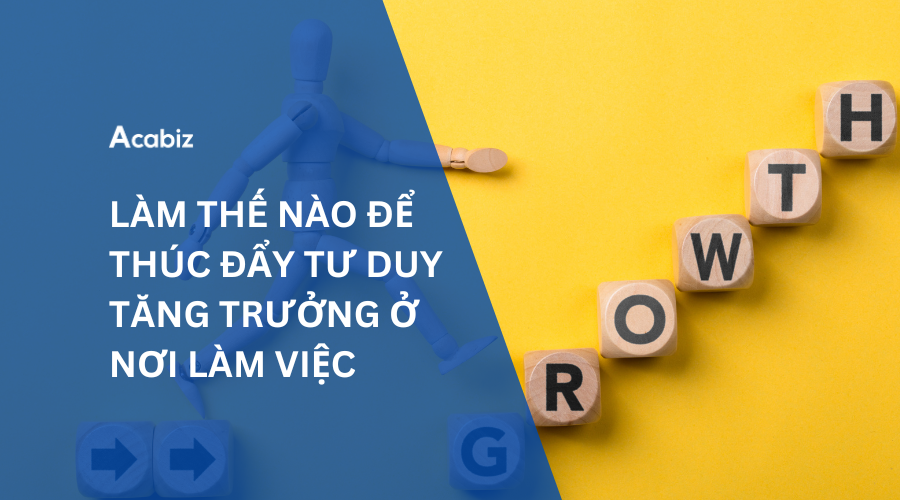 LÀM THẾ NÀO ĐỂ THÚC ĐẨY TƯ DUY TĂNG TRƯỞNG Ở NƠI LÀM VIỆC